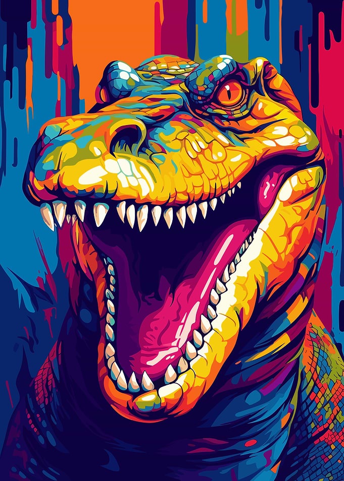 Reptile Pop Art