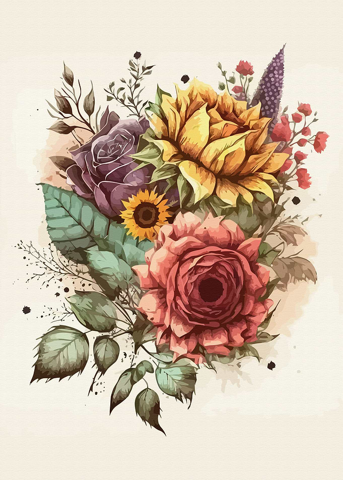 Painting about flowers