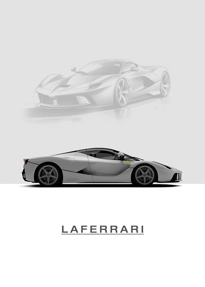 Ferrari Laferrari White