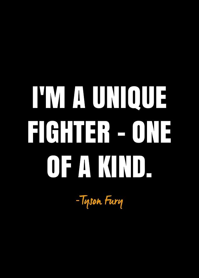 Tyson fury quotes