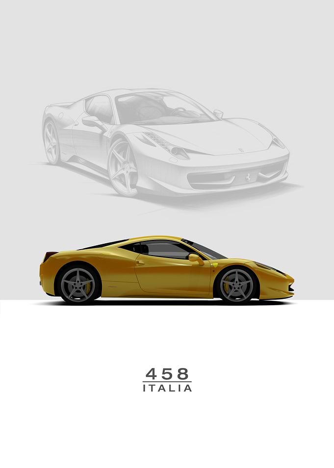 Ferrari 458 Italia Yellow