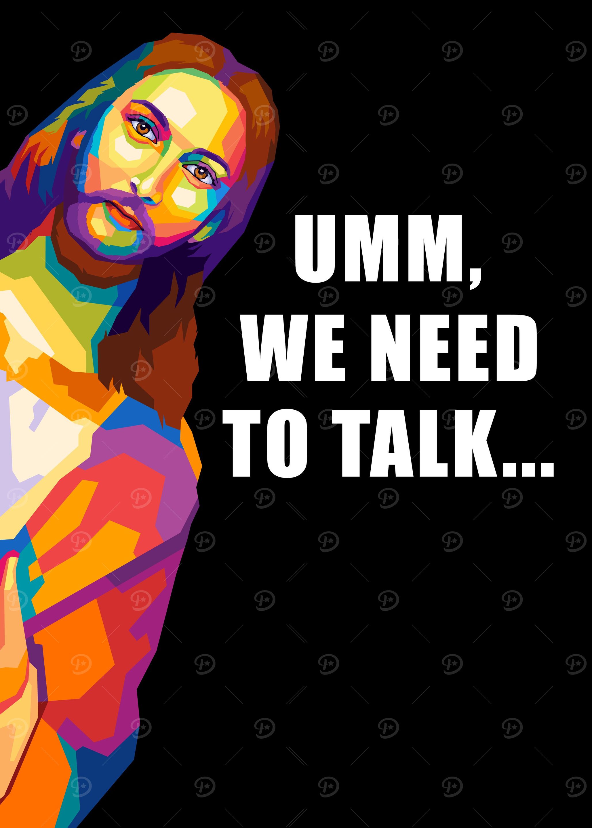 Jesus Wpap Pop Art