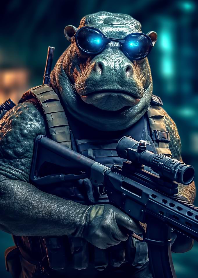 Soldier Hippo