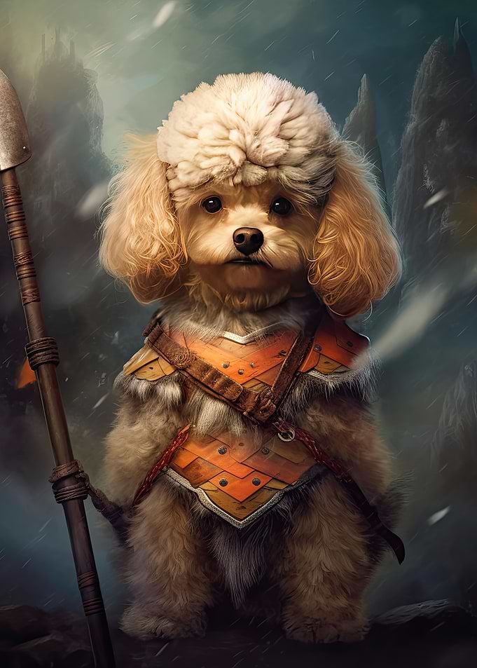 Toy Poodle Viking