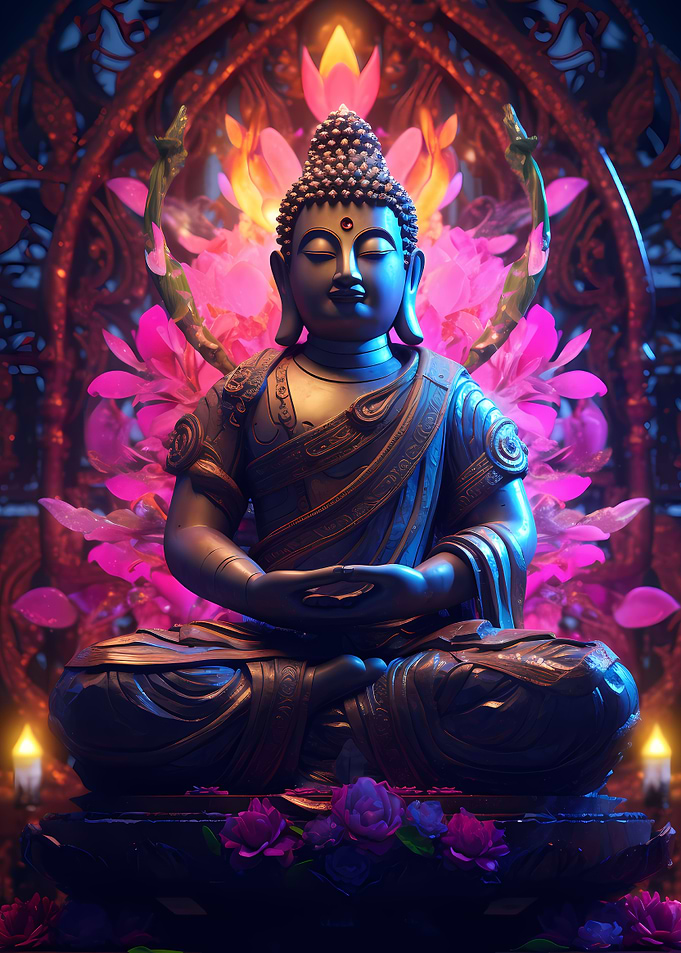 Buddha Temple Statue