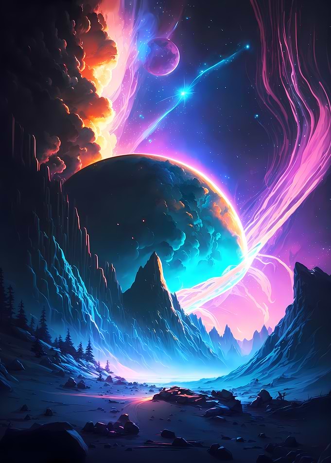 Stream Of Aurora Planet