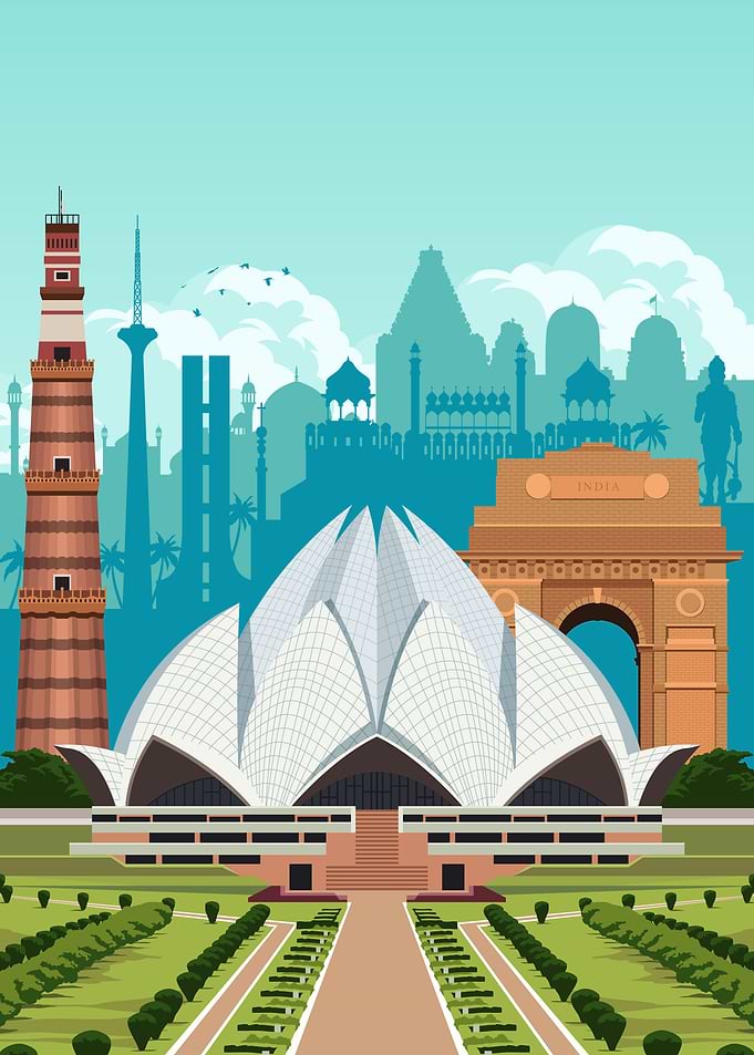 New Delhi Travel Print
