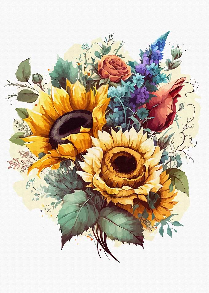 Painting about flowers