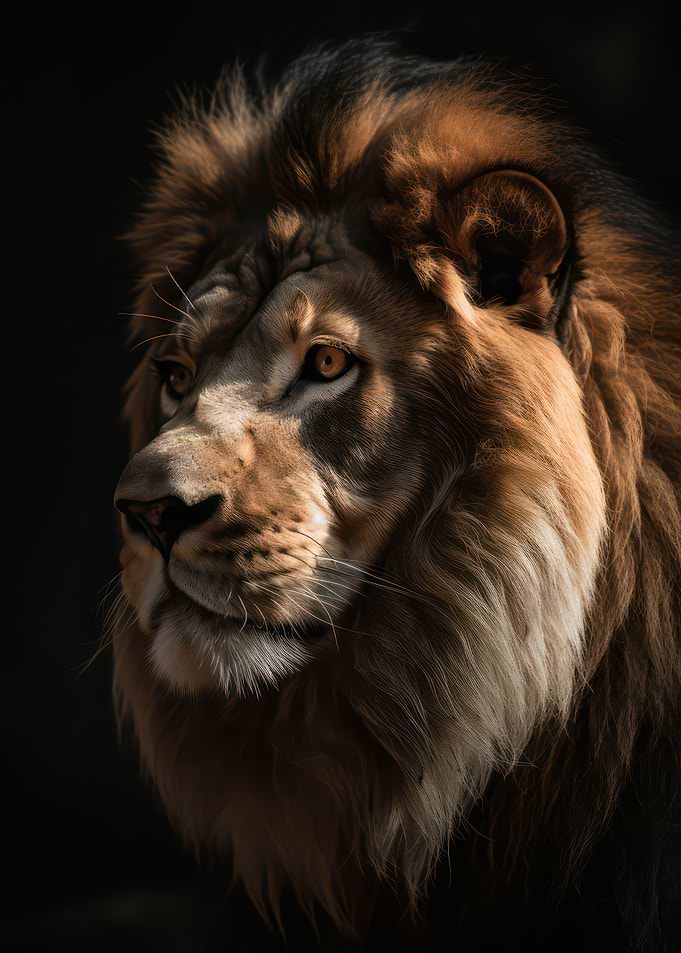 Proud lion