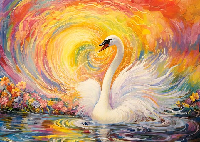 beautiful swan