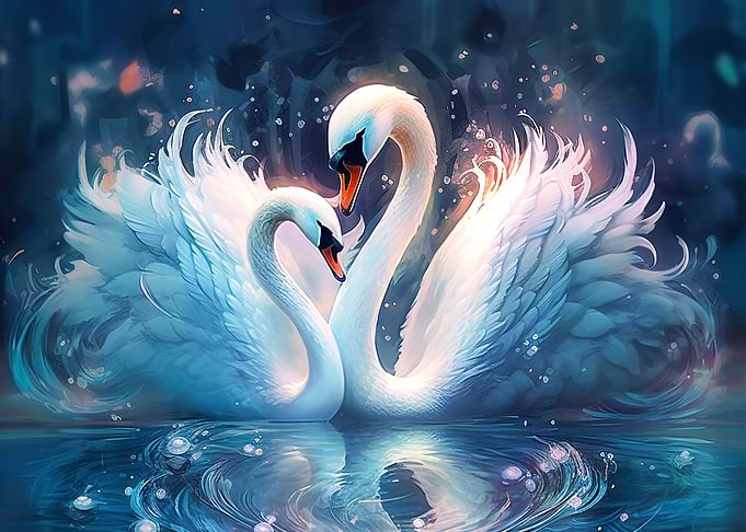 beautiful swan