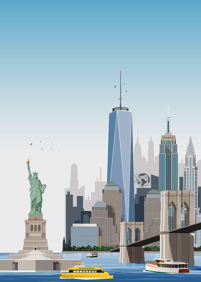 New York City Travel Print