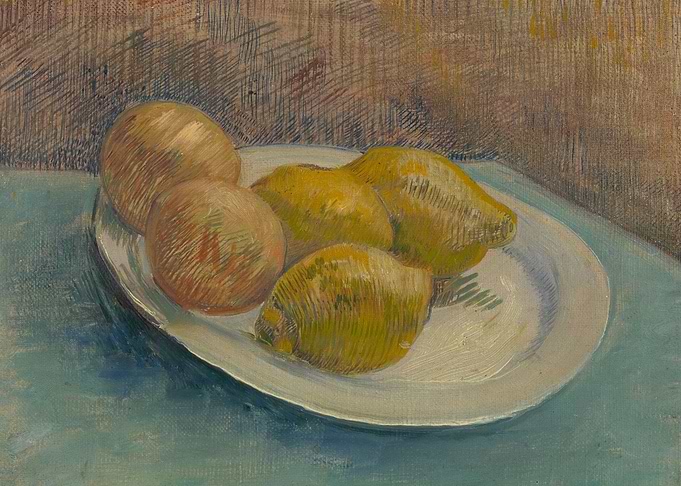 Dish with Citrus Fruit