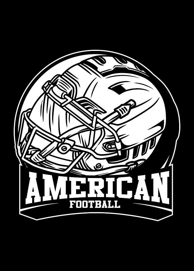 American Football 03 BnW