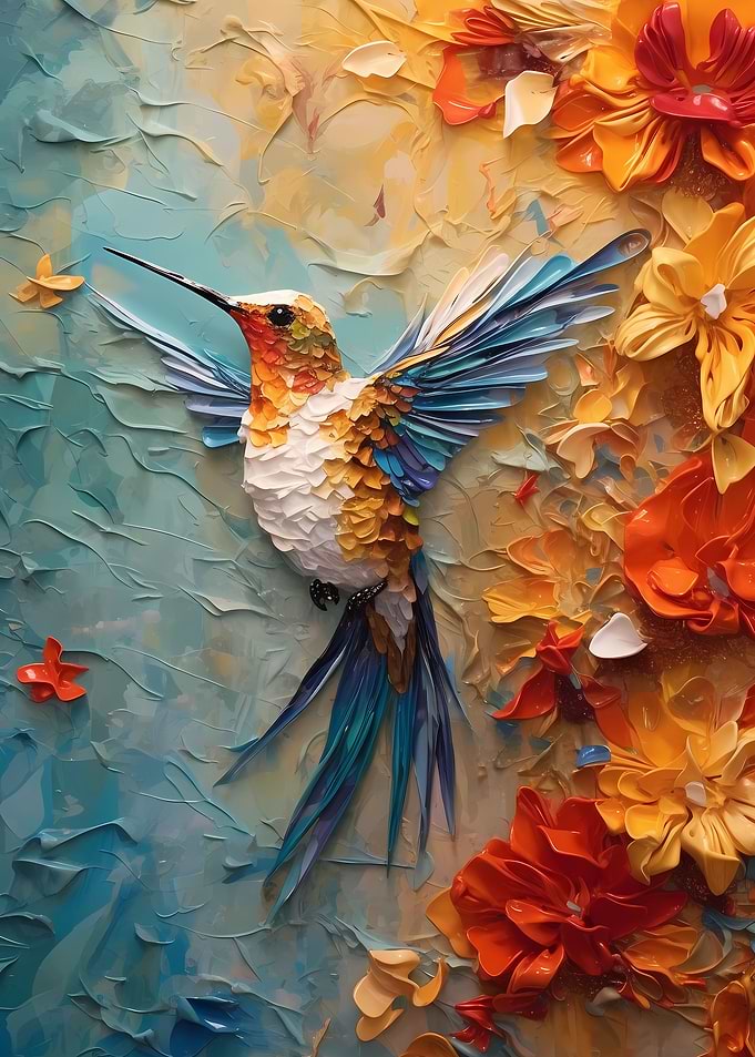 Hummingbird Colorful