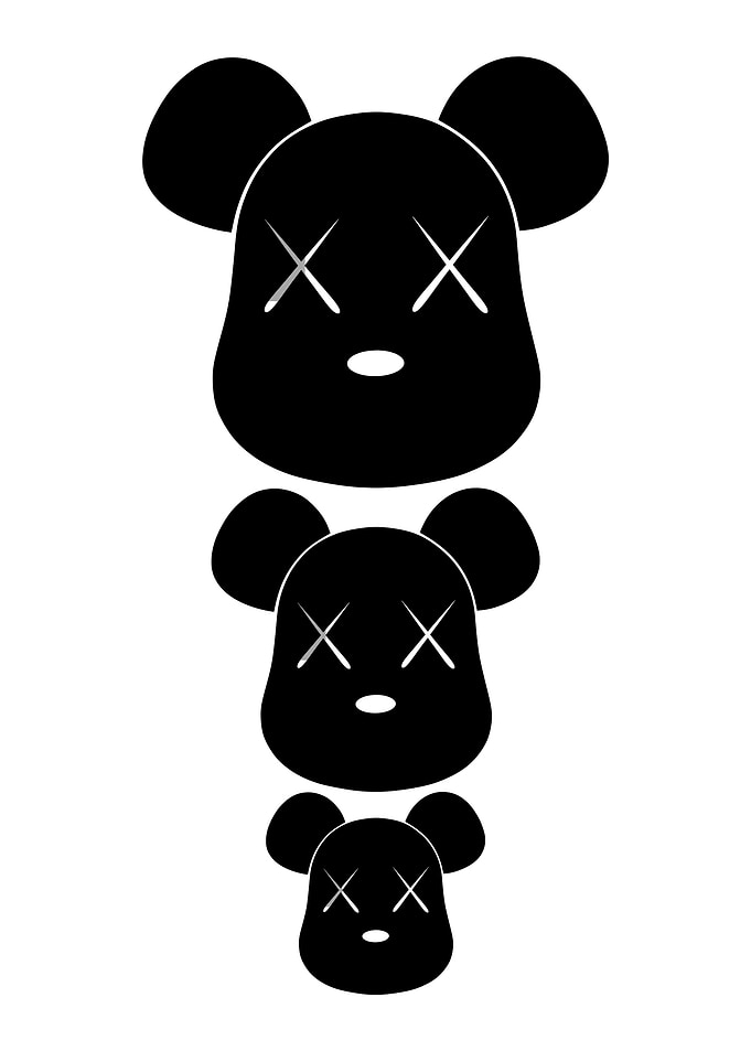 triplle black bears