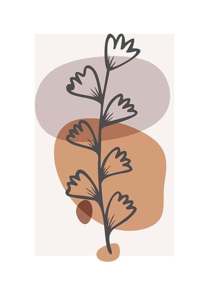 aesthetic leaf abstract
