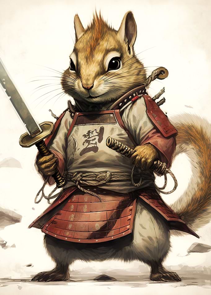 Samurai squirrel