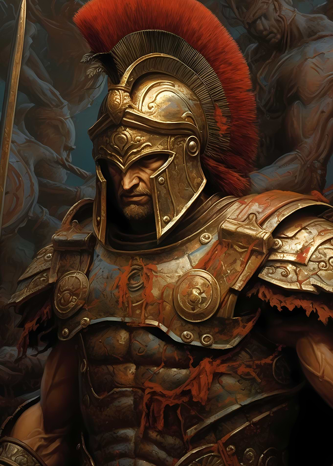 Ares Oil Painting
