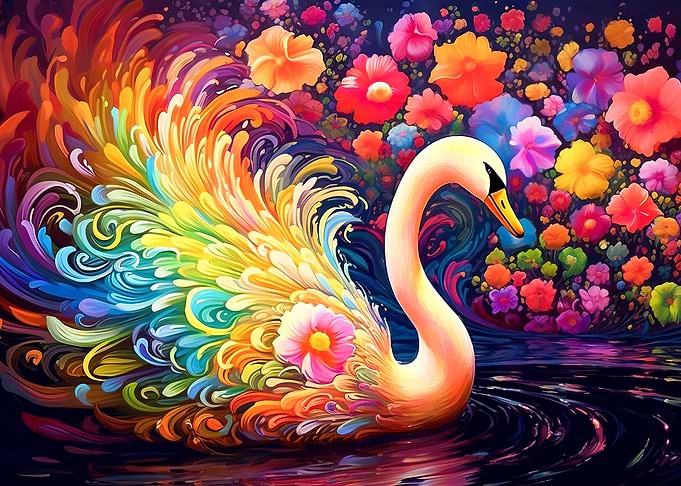 beautiful swan
