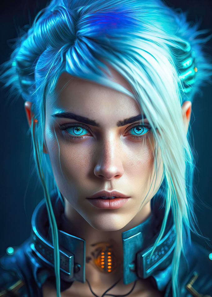 Cyberpunk Woman 26