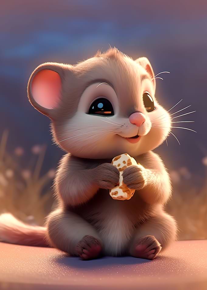 Cute chipmunk