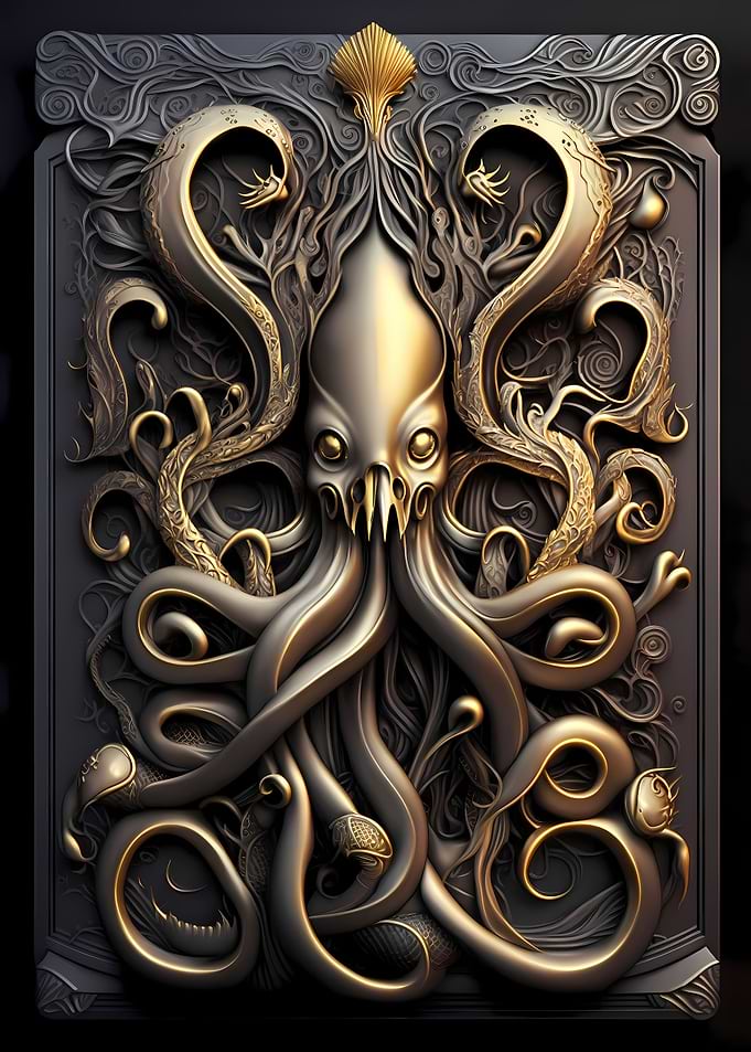 Epic Kraken Golden Monster