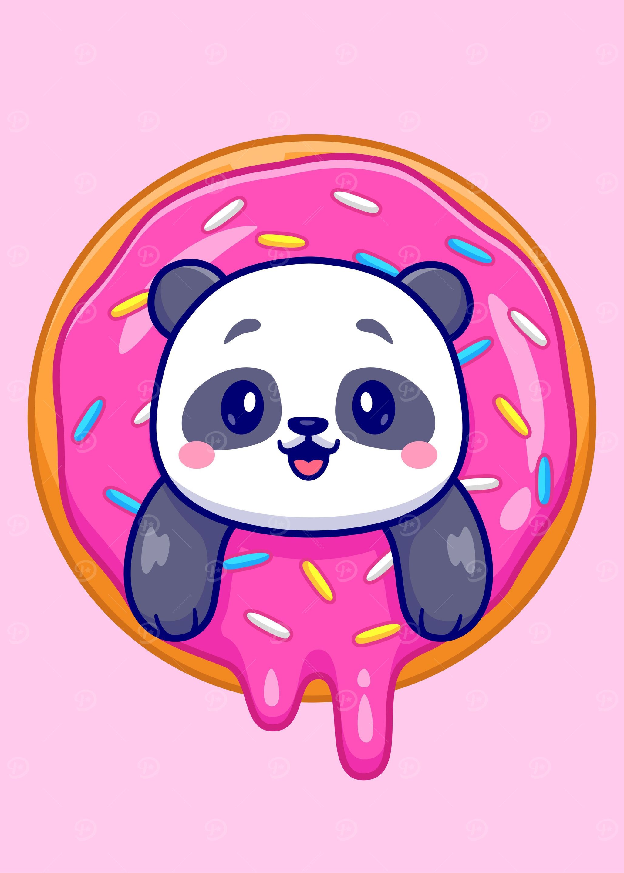 Sweet Doughnut Panda