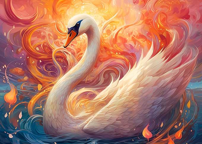 beautiful swan