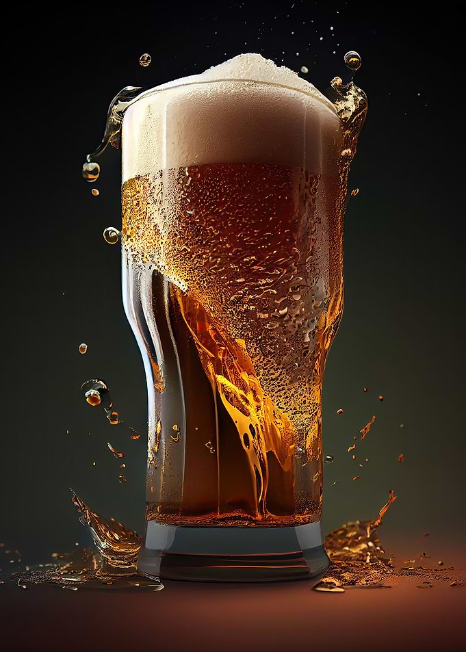beer drinking
