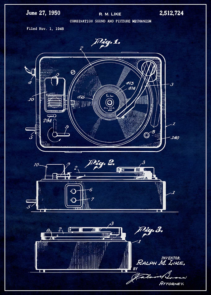 Record Player 1950