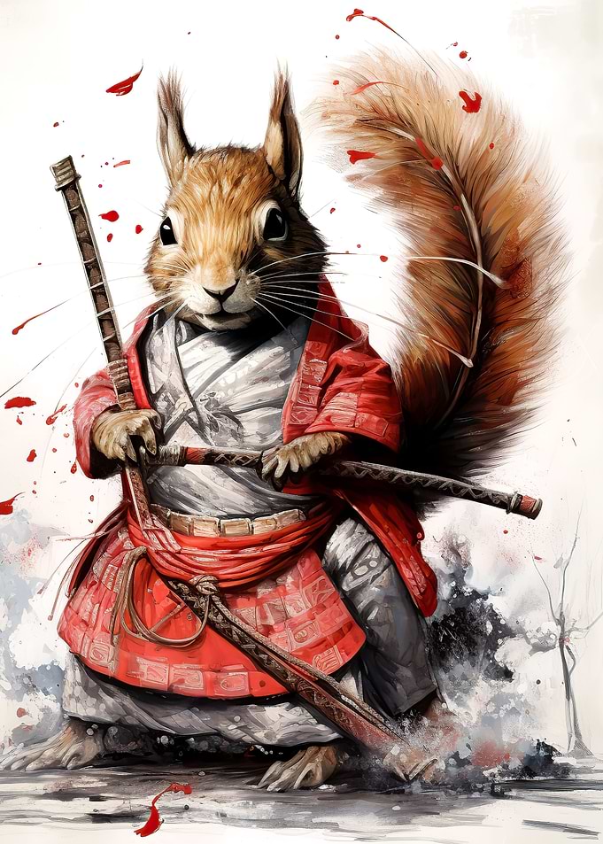 Samurai squirrel