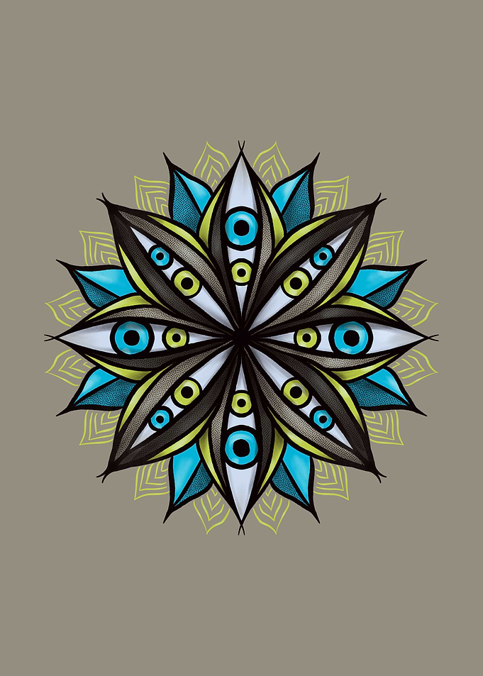 Weird Eyes Mandala