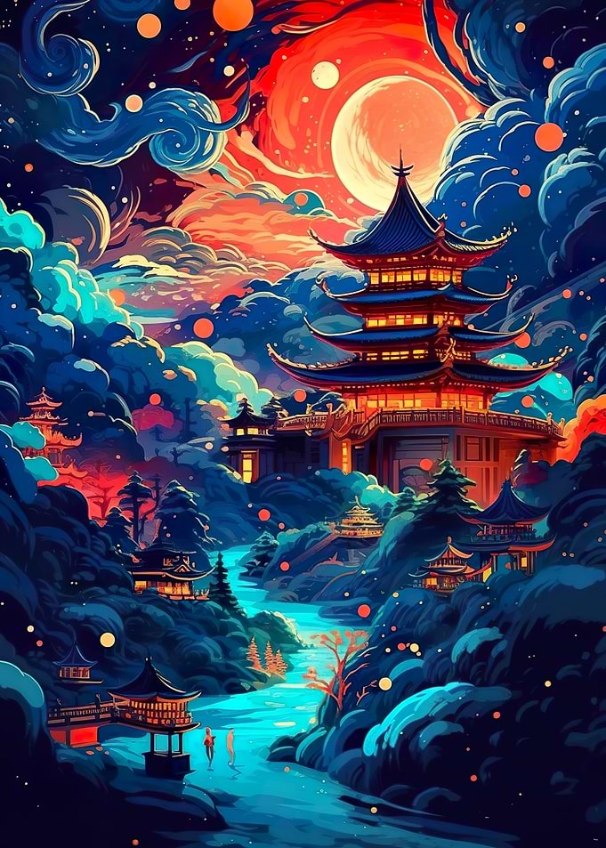 Psychedelic Japan Nature