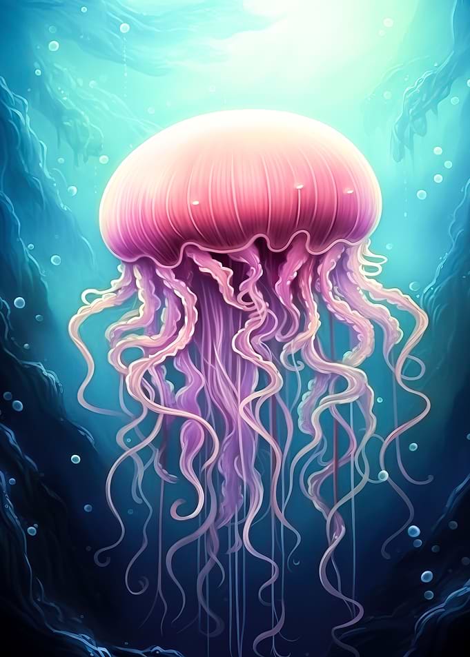 jellyfish blue