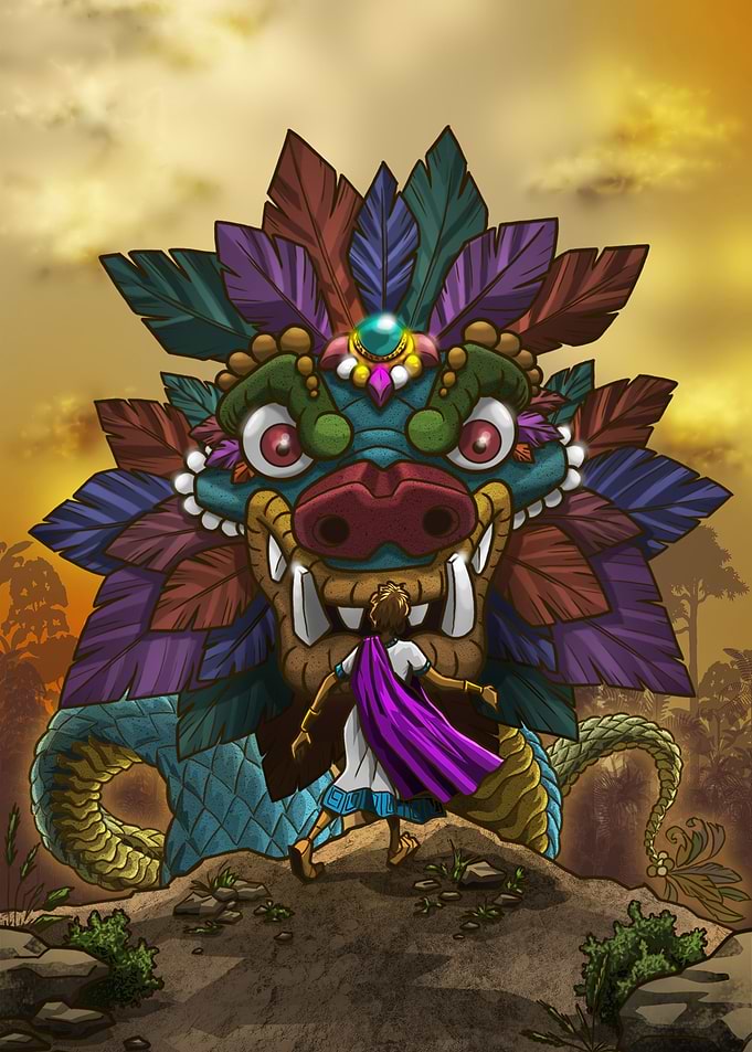 Quetzalcoatl mexican deity