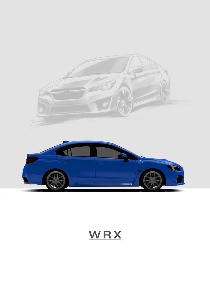 2015 Subaru WRX Blue