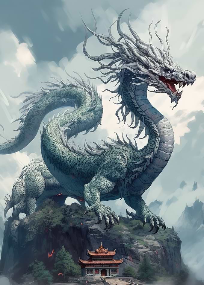 Chinese Dragon Landscape