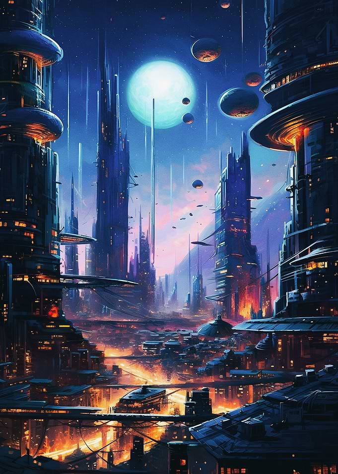 City Buildings Cut Through
