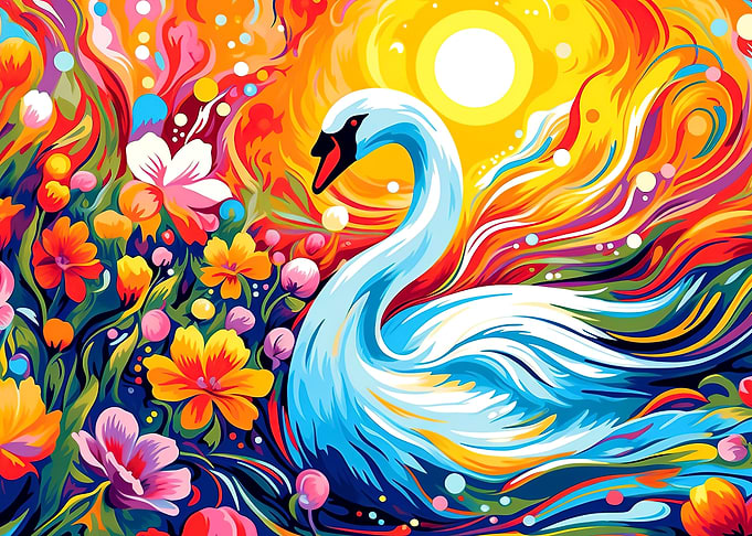 beautiful swan