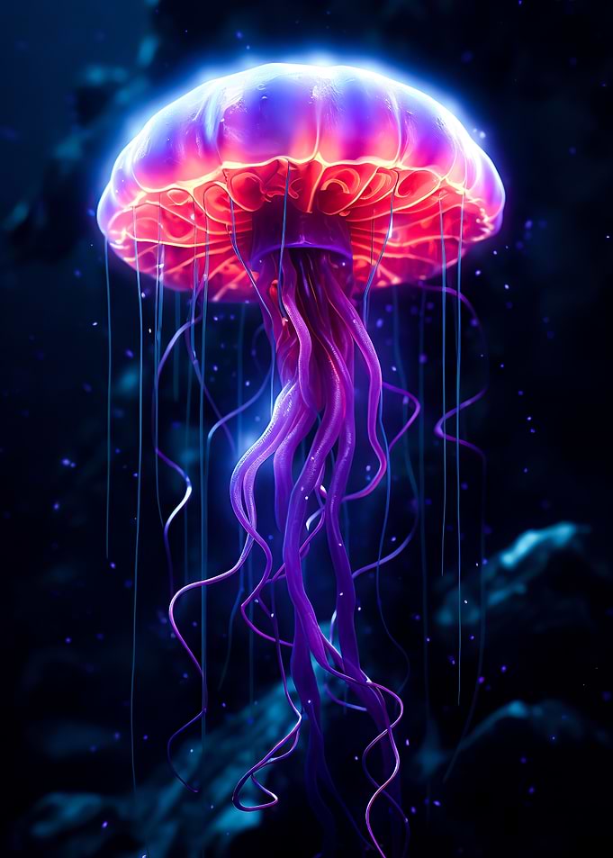jellyfish blue
