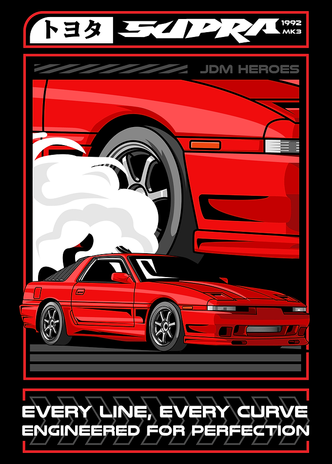 Iconic Supra MK3 Car