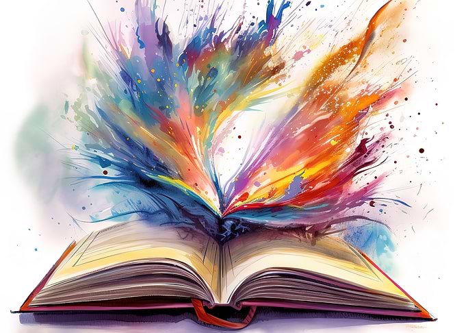 Magic Book Watercolor
