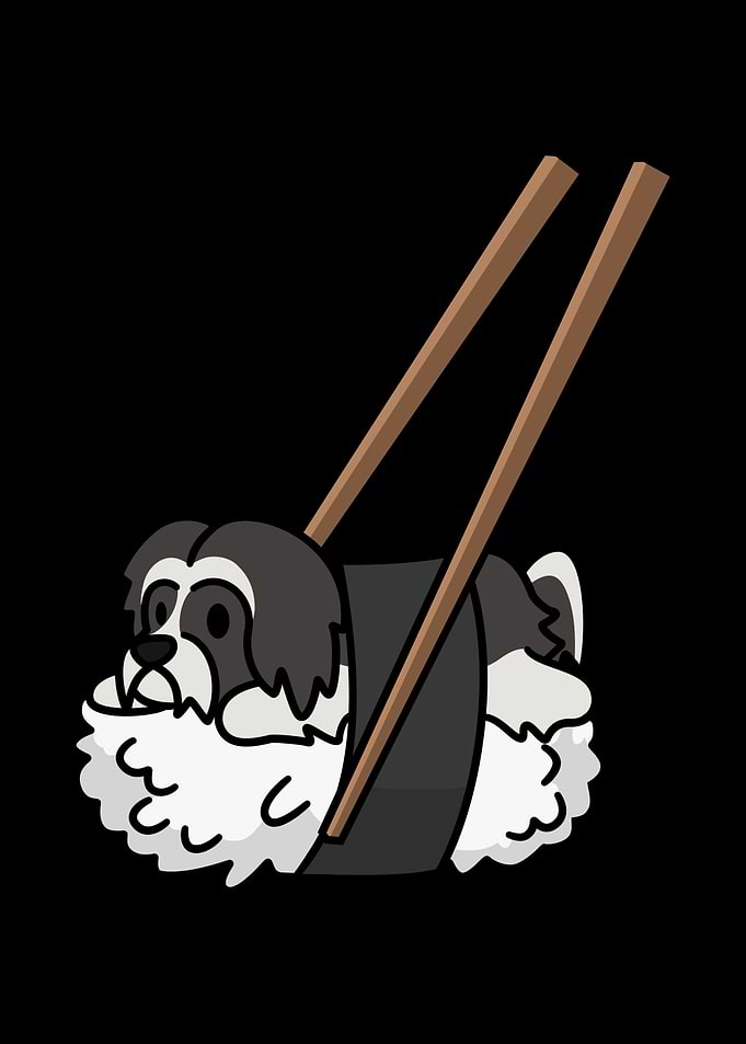 Lhasa Apso Nigiri Sushi