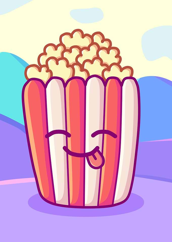 Cartoon Pop Corn