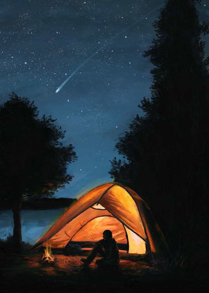 Night and me