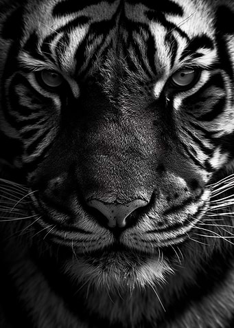 Monochrome Tiger