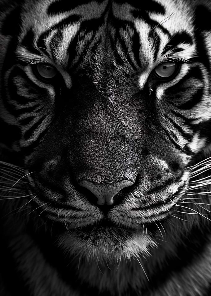 Monochrome Tiger