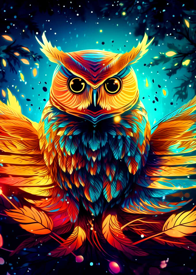 Colorful Owl