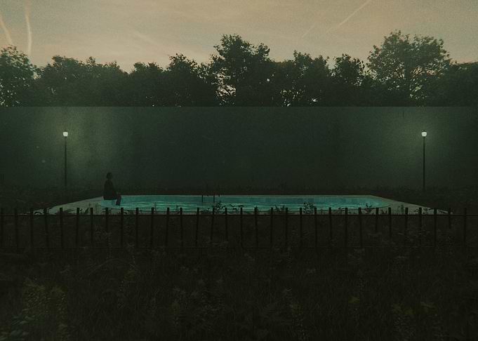 Pool Back Scene 1 3D